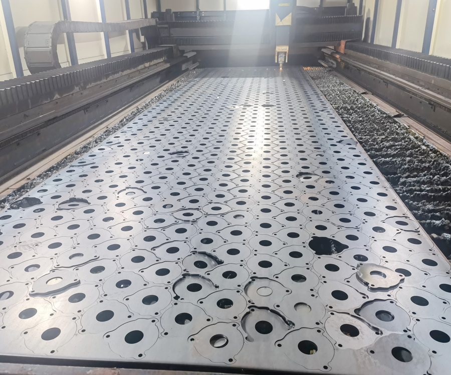 激光切割薄铁板